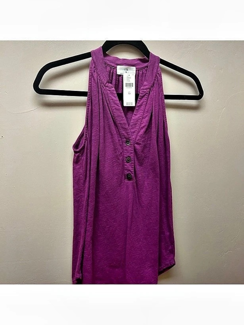 Anthropologie Heleny Tank Purple Tank Top Size XS nwt